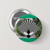 エイリアン見てろ！ 缶バッジ (正面&裏面)