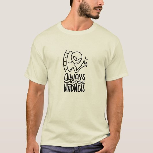 エイリアン親切シャツ Tシャツ (正面)