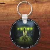 エイリアン訪問者 キーホルダー (正面)