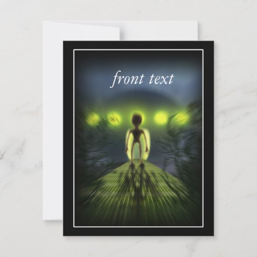 エイリアン訪問者 招待状 (正面)