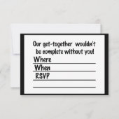 エイリアン訪問者 招待状 (裏面)