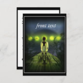 エイリアン訪問者 招待状 (正面/裏面)