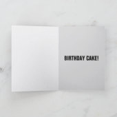 エイリアン誕生日カード カード (内部)