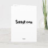 'エイリアン'誕生日カード カード (裏面)