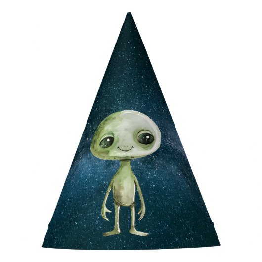エイリアン誕生日パーティハット パーティーハット (正面)