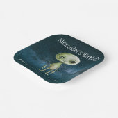 エイリアン誕生日パーティー ペーパープレート (傾斜あり)