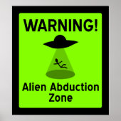 エイリアン誘拐帯 ポスター (正面)