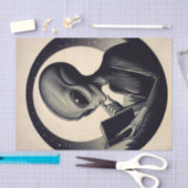 エイリアン読の本ヴィンテージアート 薄葉紙 (クラフト)