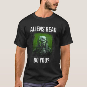 エイリアン読ドユーおもしろいエイリアン Tシャツ