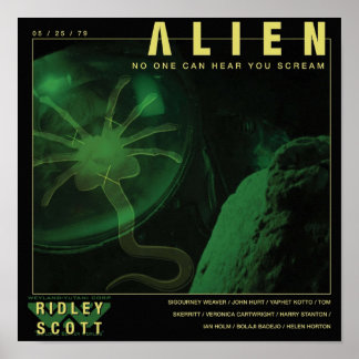 エイリアン誰も叫び声が聞こえない ポスター