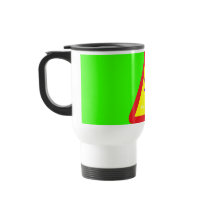 エイリアン警告の紫のエイリアン注意標識