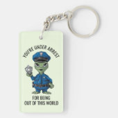 エイリアン警官 キーホルダー (裏面)