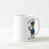 エイリアン警官 コーヒーマグカップ (正面右)