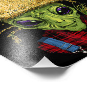 エイリアン農家UFOエイリアン宇宙愛好家 フォトプリント            (角)