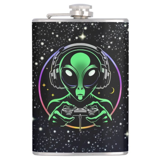 エイリアン遊のゲーム（星付き） フラスク (正面)