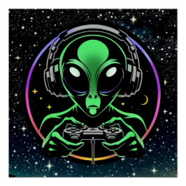 エイリアン遊のゲーム(星付き) ポスター
