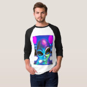 エイリアン遭遇 Tシャツ (正面フル)