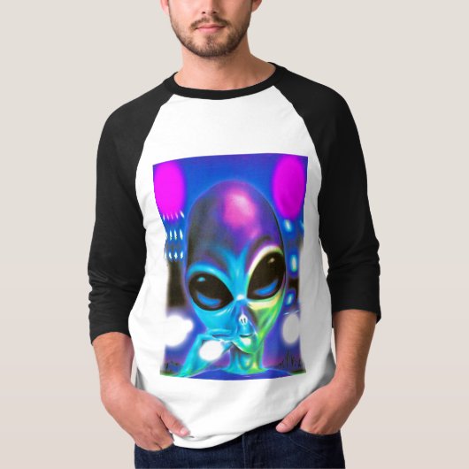 エイリアン遭遇 Tシャツ (正面)