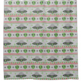 エイリアン醜いクリスマスセーター シャワーカーテン (正面)