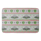 エイリアン醜いクリスマスセーター バスマット (正面)