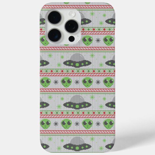 エイリアン醜いクリスマスセーター Case-Mate iPhoneケース (裏面)