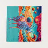 エイリアン野生生物 タペストリー (正面(横))