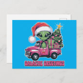 エイリアン銀河挨拶 シーズンポストカード (正面/裏面)