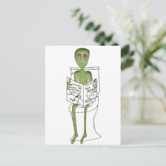 エイリアン露出 ポストカード (スタンド正面)