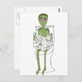 エイリアン露出 ポストカード (正面/裏面)