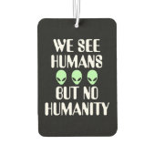 エイリアン非人間性 カーエアーフレッシュナー (裏面)