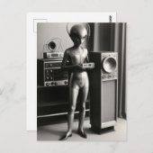 エイリアン音楽 ポストカード (正面/裏面)