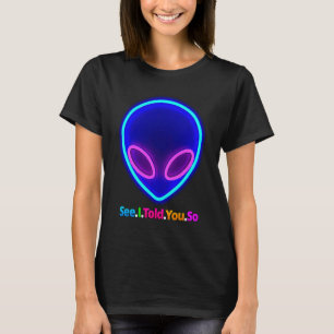 エイリアン頭そう言った Tシャツ