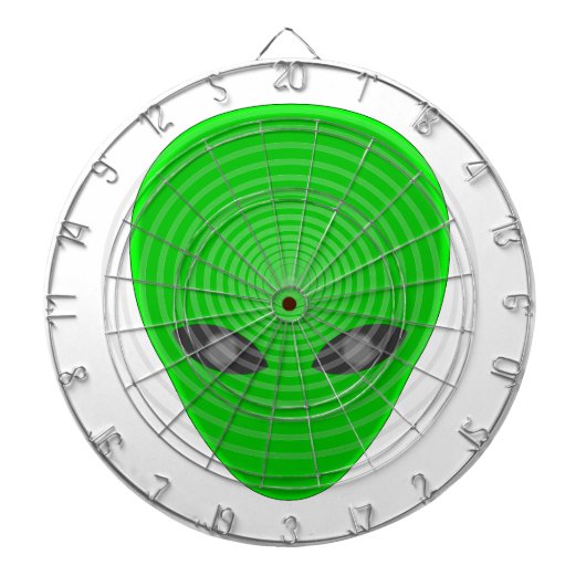 エイリアン頭心制御 ダーツボード (正面)
