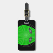 エイリアン頭心制御 ラゲッジタグ (正面縦)