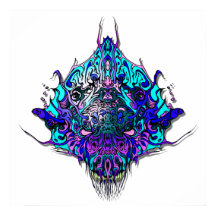 エイリアン頭悪種# 44 – 青と紫