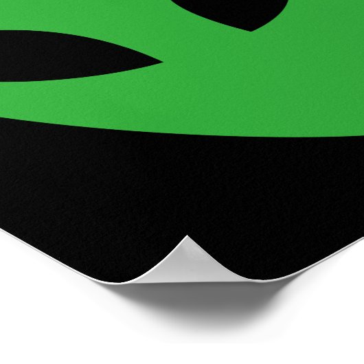 エイリアン頭 ポスター (角)