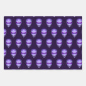 エイリアン頭 ラッピングペーパーシート (正面2)