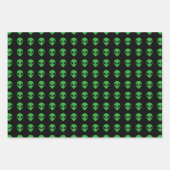 エイリアン頭 ラッピングペーパーシート (正面2)