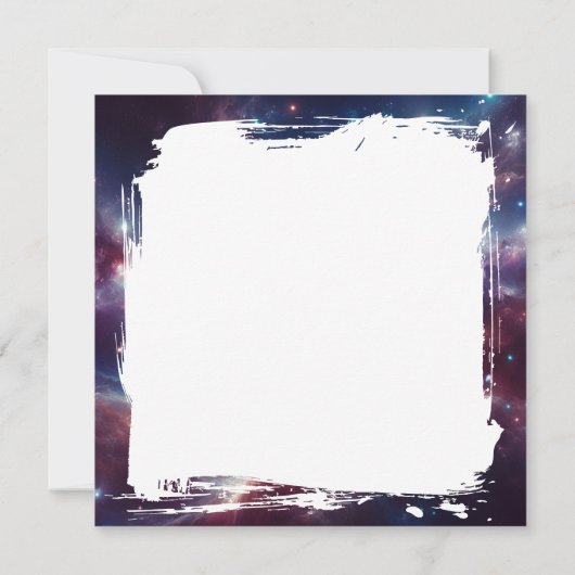 エイリアン顔と眼球反射 (裏面)