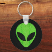 エイリアン顔チェーン キーホルダー (正面)