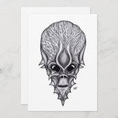 エイリアン顔、アフリカスカル顔面再建 (正面/裏面)