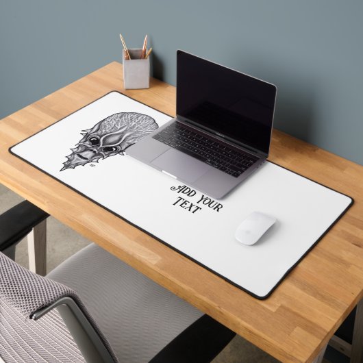 エイリアン顔、アフリカスカル顔面再建 デスクマット (オフィス2)