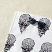 エイリアン顔、アフリカスカル顔面再建 ビーチタオル (インサイチュ)