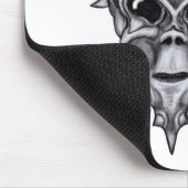 エイリアン顔、アフリカスカル顔面再建 マウスパッド (コーナー)