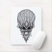 エイリアン顔、アフリカスカル顔面再建 マウスパッド (マウス)