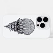エイリアン顔、アフリカスカル顔面再建 Case-Mate iPhoneケース (裏面 (横))