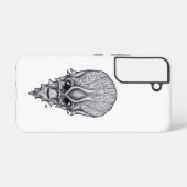 エイリアン顔、アフリカスカル顔面再建 SAMSUNG GALAXYケース (裏面横)