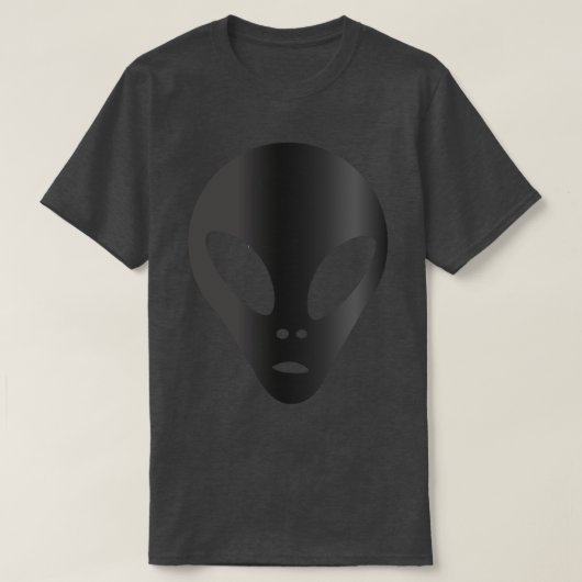 エイリアン顔 – ザグレーズ Tシャツ (デザイン正面)