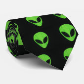 エイリアン顔 ネクタイ (ロール)