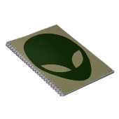 エイリアン顔 ノートブック (右側)